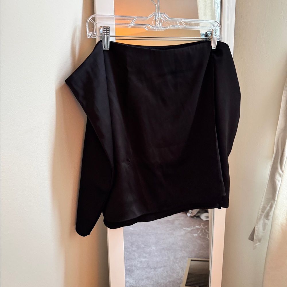 Satin Mini Skirt